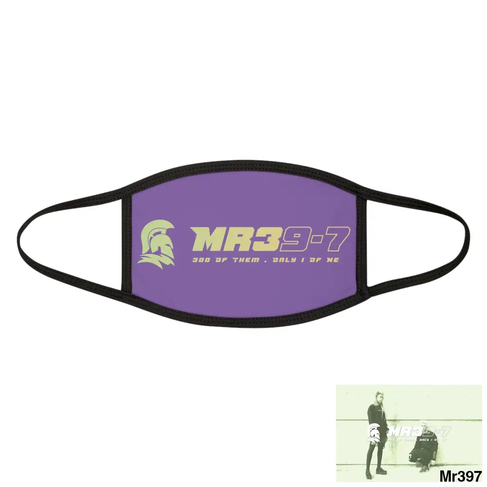 MR39 Mixed-Fabric Face Mask One size Accessories