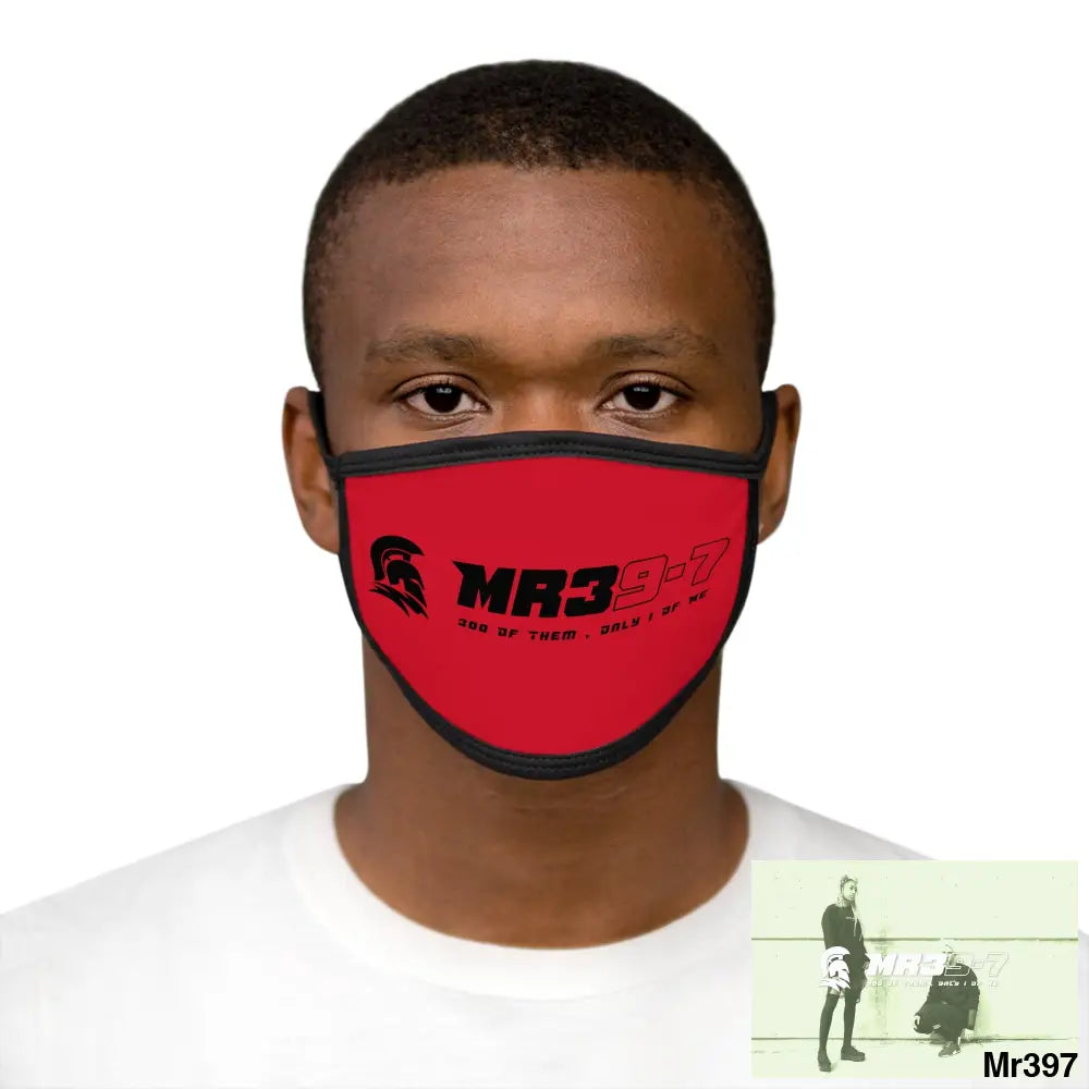 MR39 Mixed-Fabric Face Mask One size Accessories