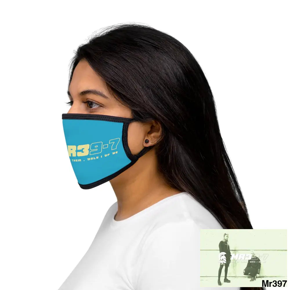 MR39 Mixed-Fabric Face Mask One size Accessories