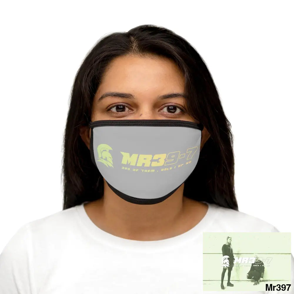 MR39 Mixed-Fabric Face Mask One size Accessories