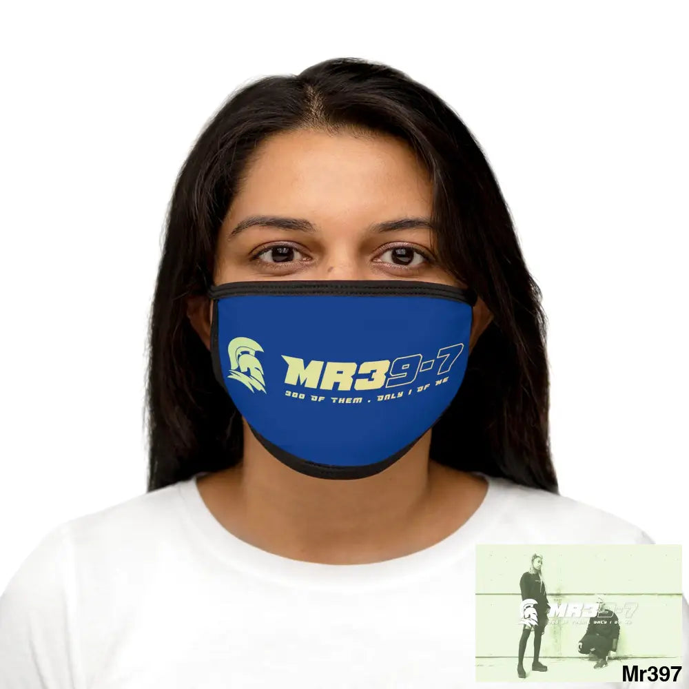 MR39 Mixed-Fabric Face Mask One size Accessories