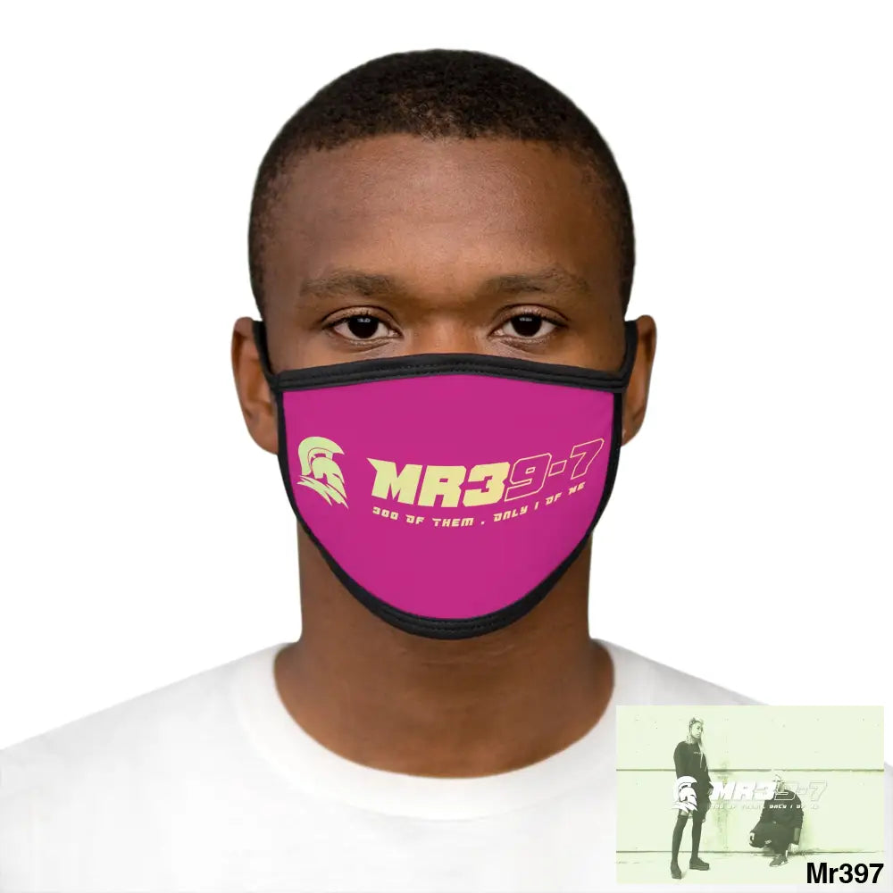 MR39 Mixed-Fabric Face Mask One size Accessories