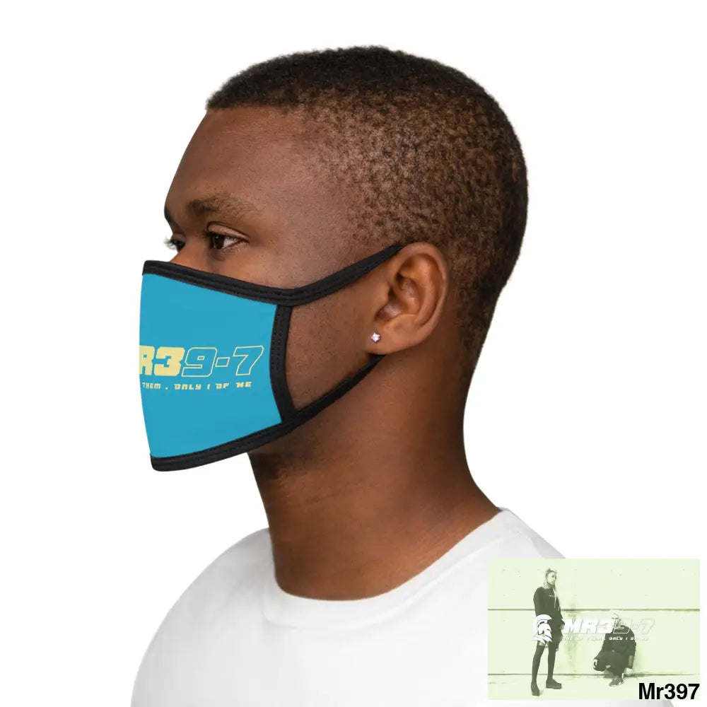 MR39 Mixed-Fabric Face Mask One size Accessories