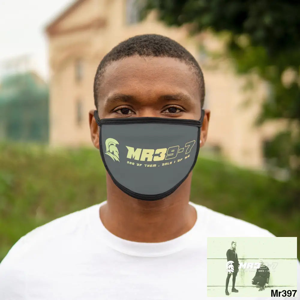 MR39 Mixed-Fabric Face Mask One size Accessories