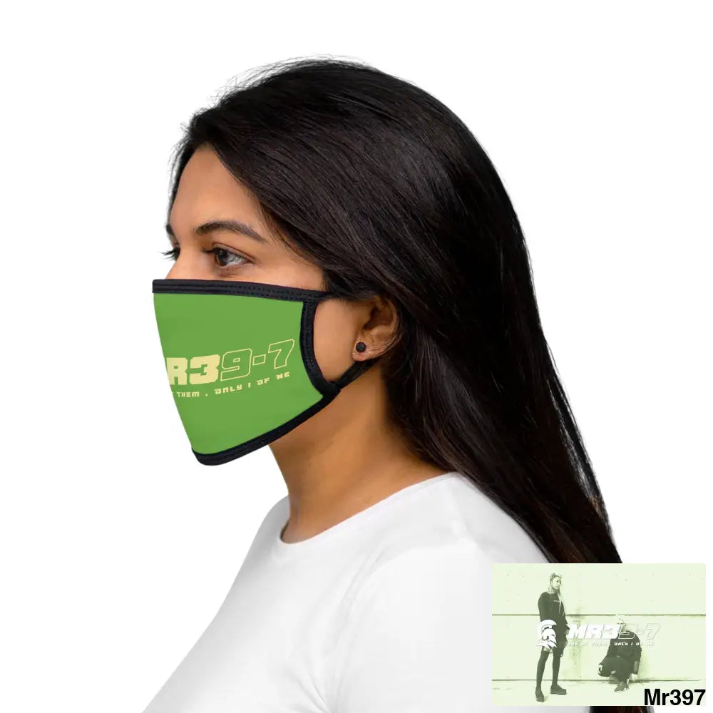 MR39 Mixed-Fabric Face Mask One size Accessories