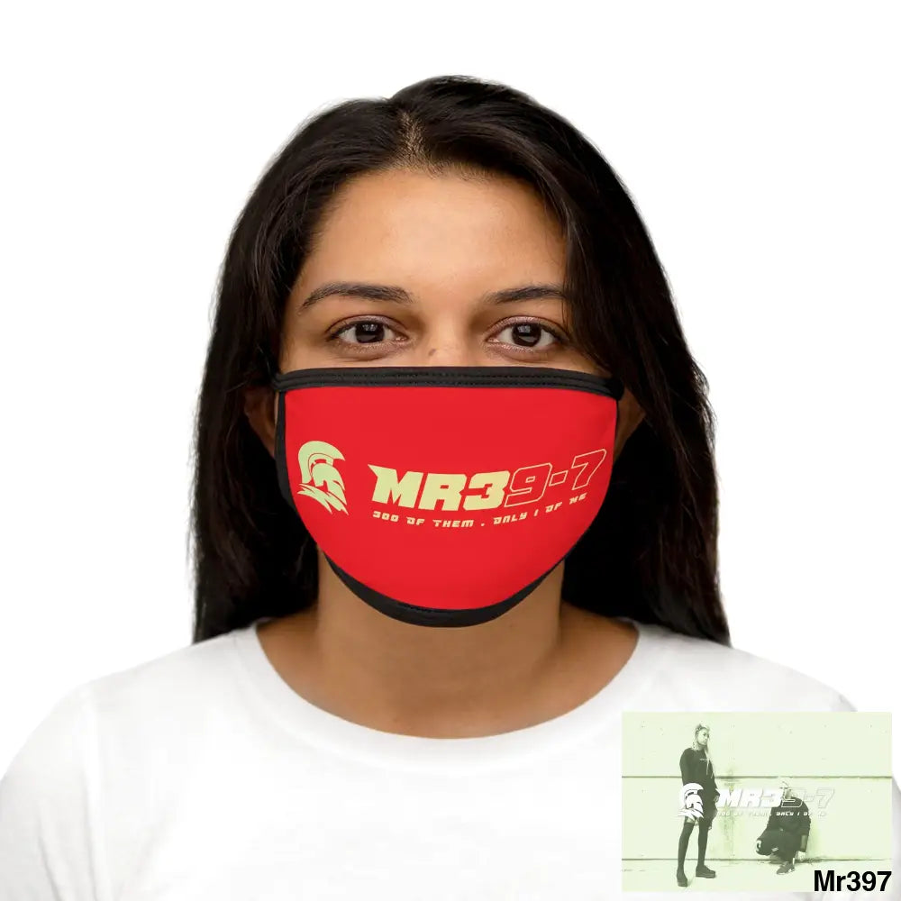 MR39 Mixed-Fabric Face Mask One size Accessories