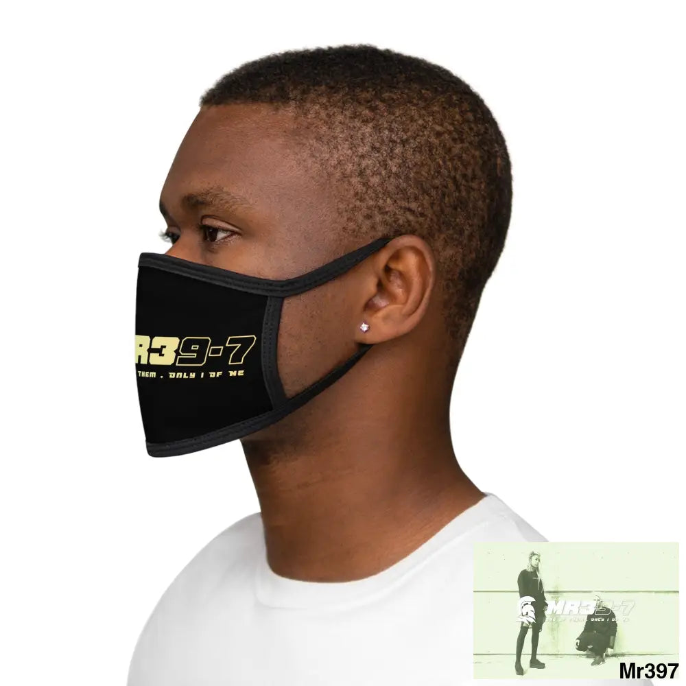 MR39 Mixed-Fabric Face Mask One size Accessories