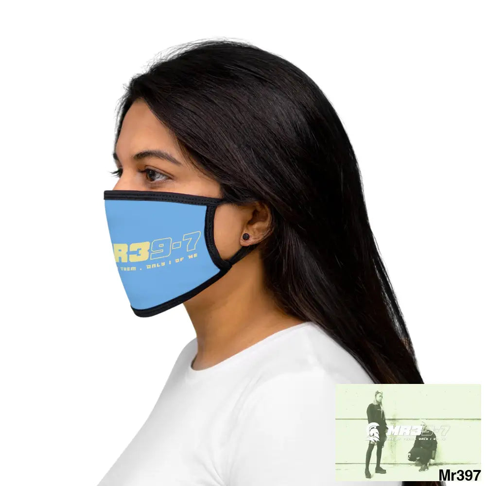 MR39 Mixed-Fabric Face Mask One size Accessories