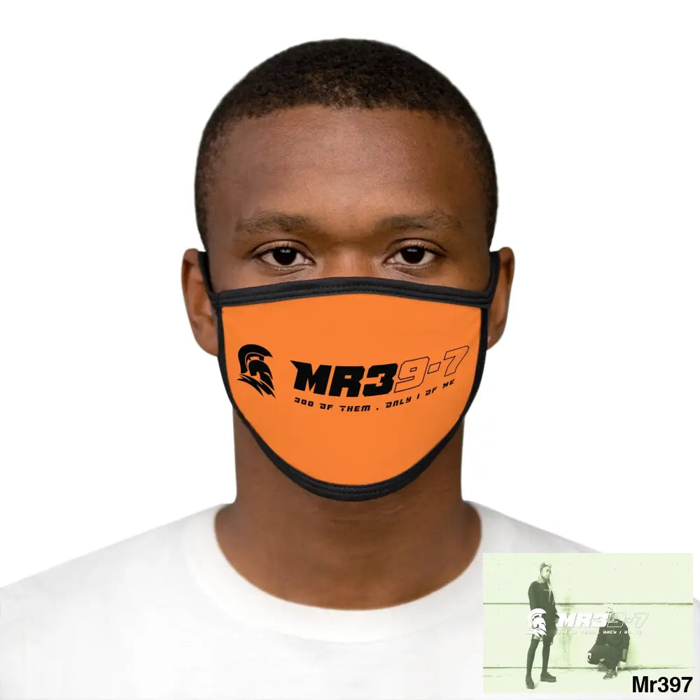MR39 Mixed-Fabric Face Mask One size Accessories