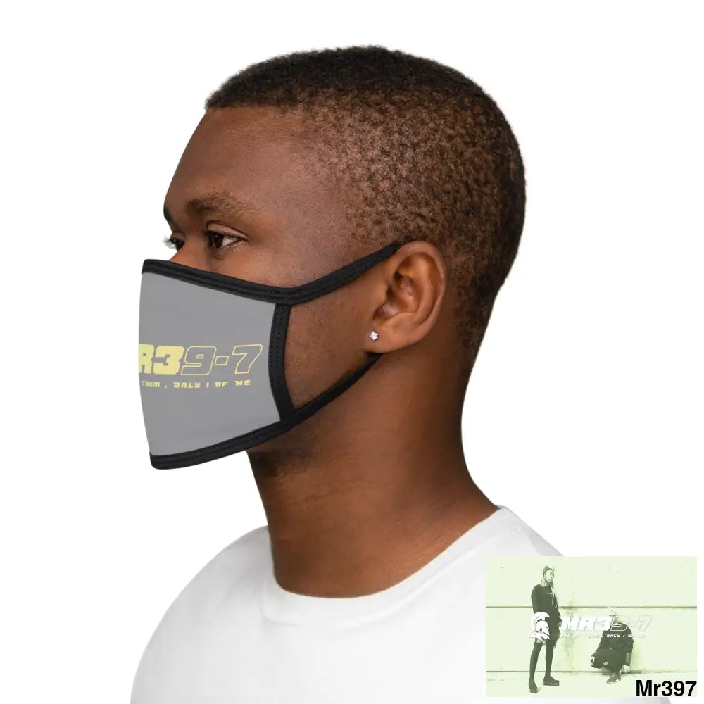 MR39 Mixed-Fabric Face Mask One size Accessories