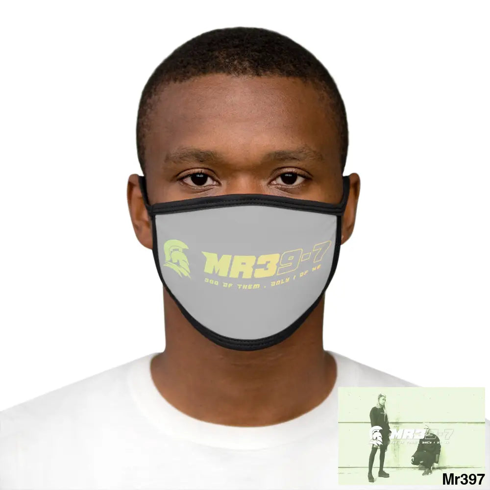 MR39 Mixed-Fabric Face Mask One size Accessories