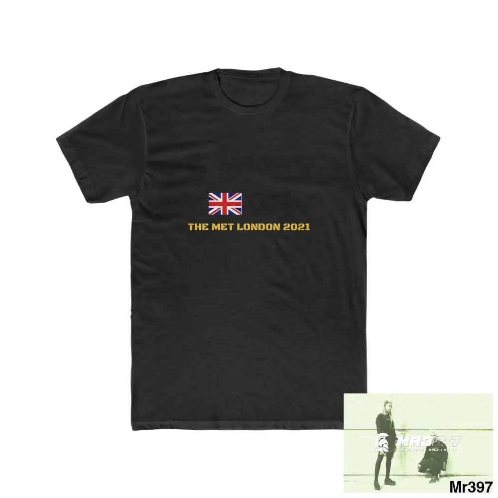 MR39 One flew over the Redwoods Centre & Fked off to London - Men’s Cotton Crew Tee Solid Black / XS T-Shirt