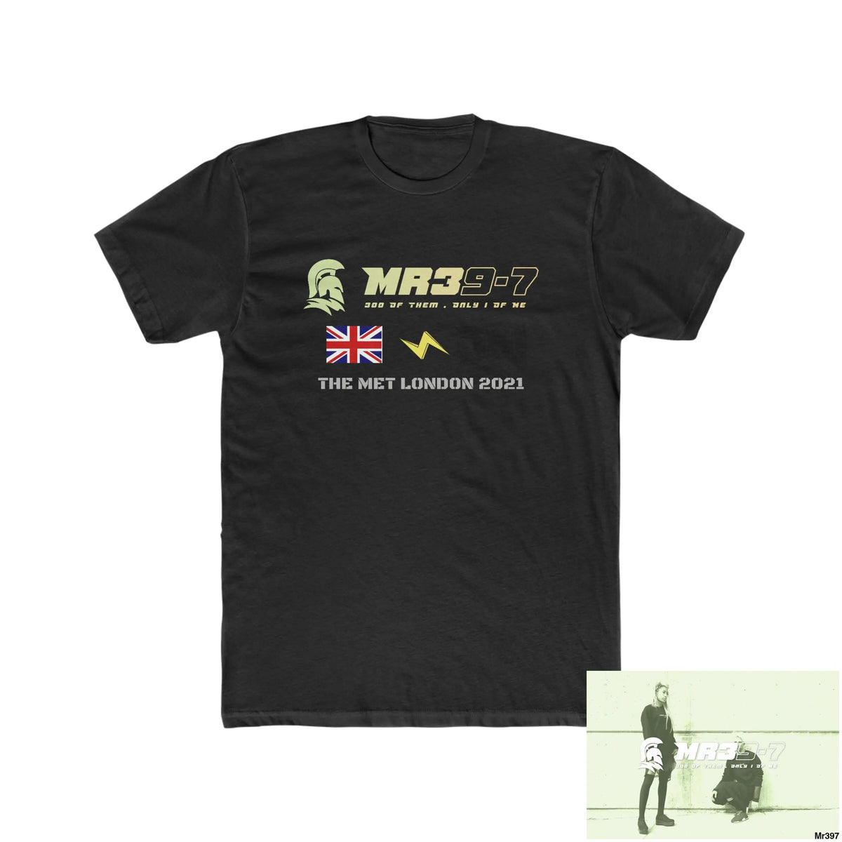 MR39 One flew over the redwoods centre - Men’s Cotton Crew Tee Solid Black / XS T-Shirt