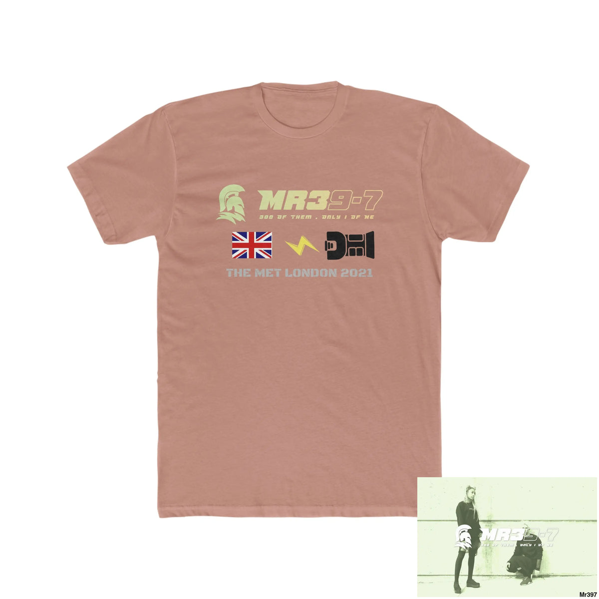 MR39 One flew over the redwoods centre - Men’s Cotton Crew Tee Solid Desert Pink / S T-Shirt