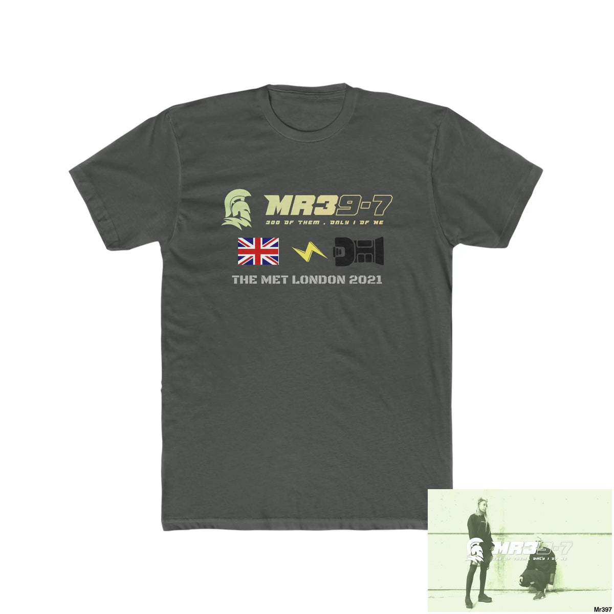 MR39 One flew over the redwoods centre - Men’s Cotton Crew Tee Solid Heavy Metal / XS T-Shirt