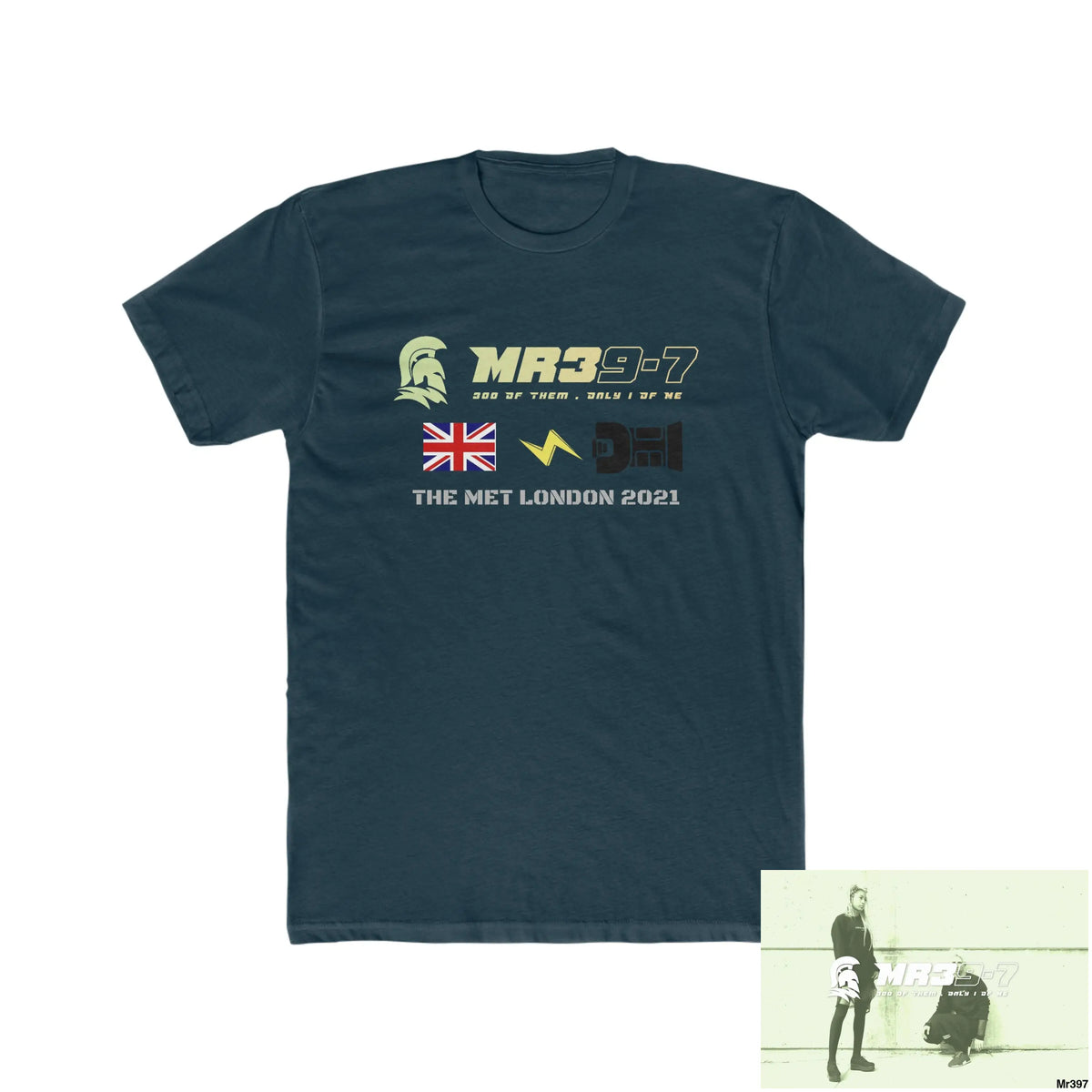 MR39 One flew over the redwoods centre - Men’s Cotton Crew Tee Solid Midnight Navy / XS T-Shirt