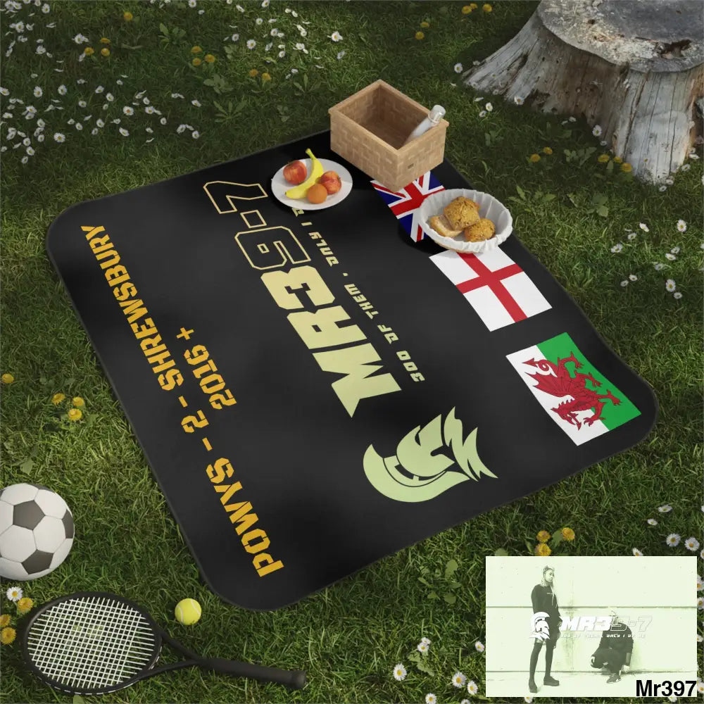 MR39 Powys to Shrewsbury 2016 Picnic Blanket 61’’ × 51’’ Home Decor