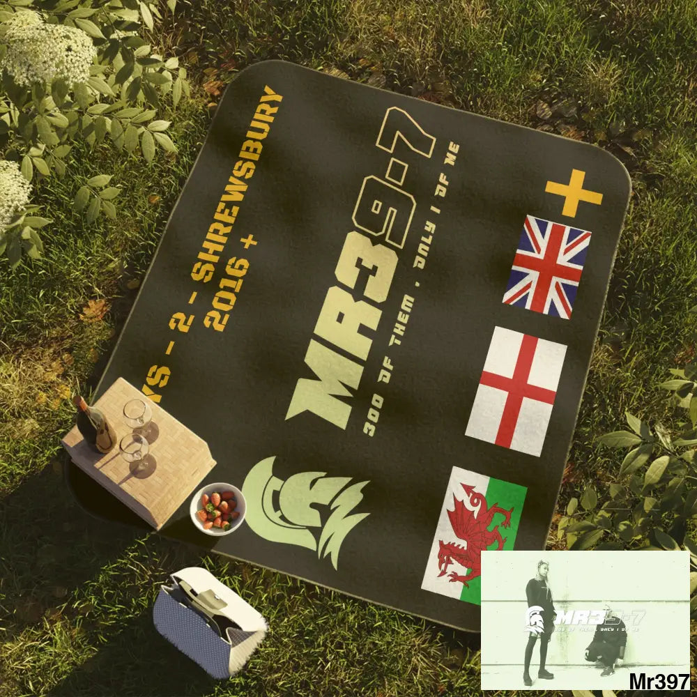 MR39 Powys to Shrewsbury move. Picnic Blanket 61’’ × 51’’ Home Decor