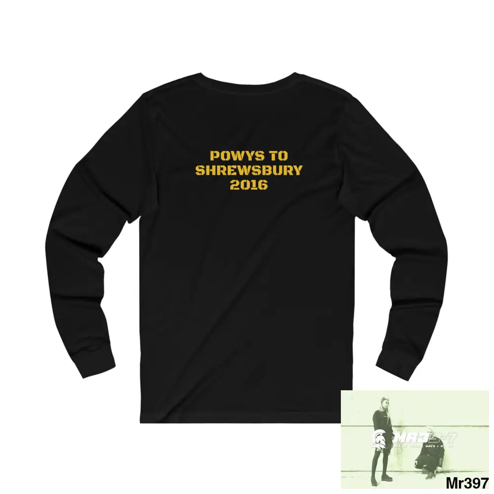 MR39 - Powys to Shrewsbury Unisex Jersey Long Sleeve Tee Long-sleeve