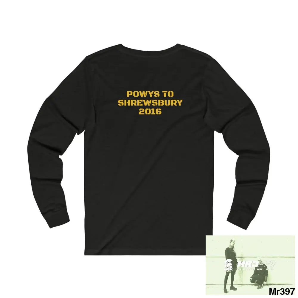 MR39 - Powys to Shrewsbury Unisex Jersey Long Sleeve Tee Long-sleeve