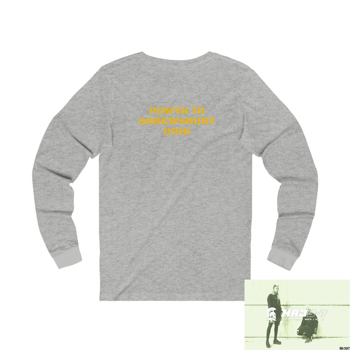 MR39 - Powys to Shrewsbury Unisex Jersey Long Sleeve Tee Long-sleeve