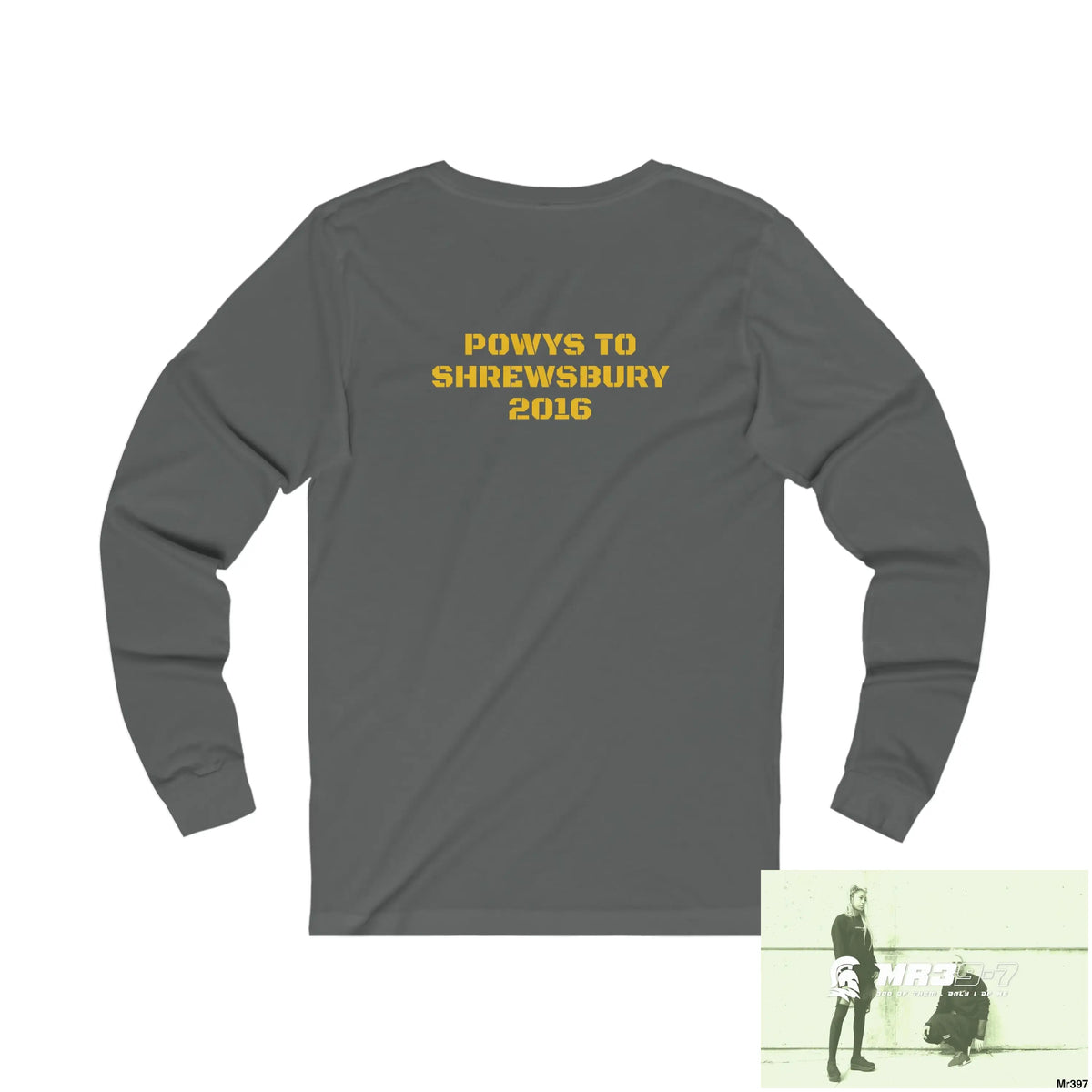 MR39 - Powys to Shrewsbury Unisex Jersey Long Sleeve Tee Long-sleeve