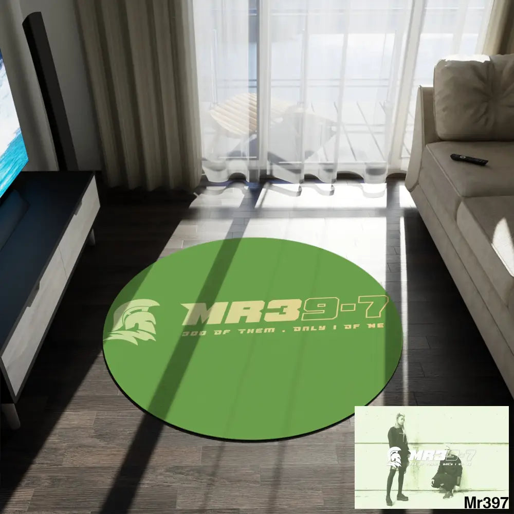 MR39 Round Rug 60’’ × 60’’ Home Decor