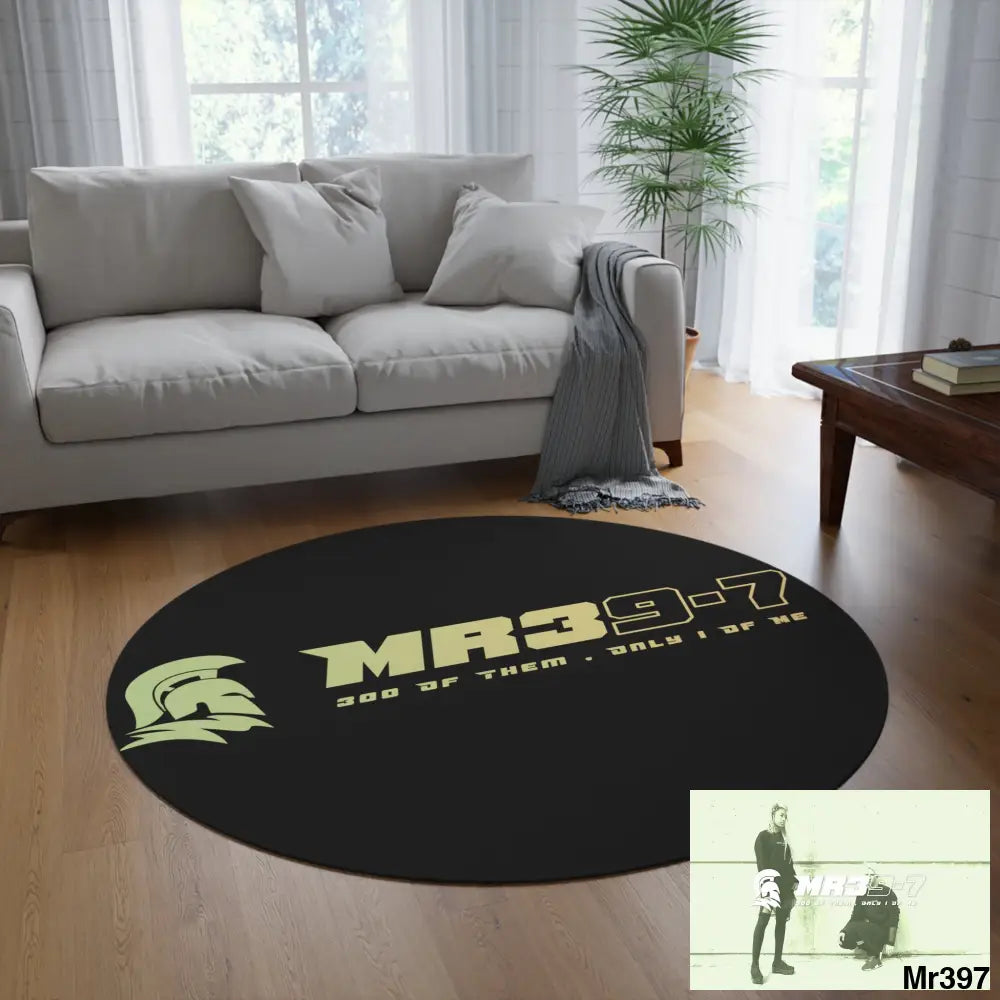 MR39 Round Rug 60’’ × 60’’ Home Decor