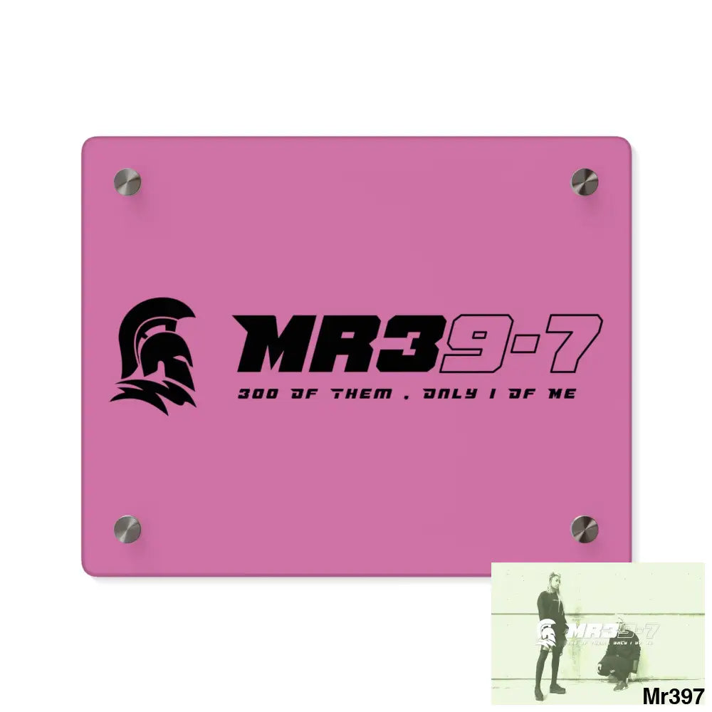 MR39 -Sparta Acrylic Wall Art Panels 10″ x 8″ (Horizontal) / 0.25’’ Home Decor