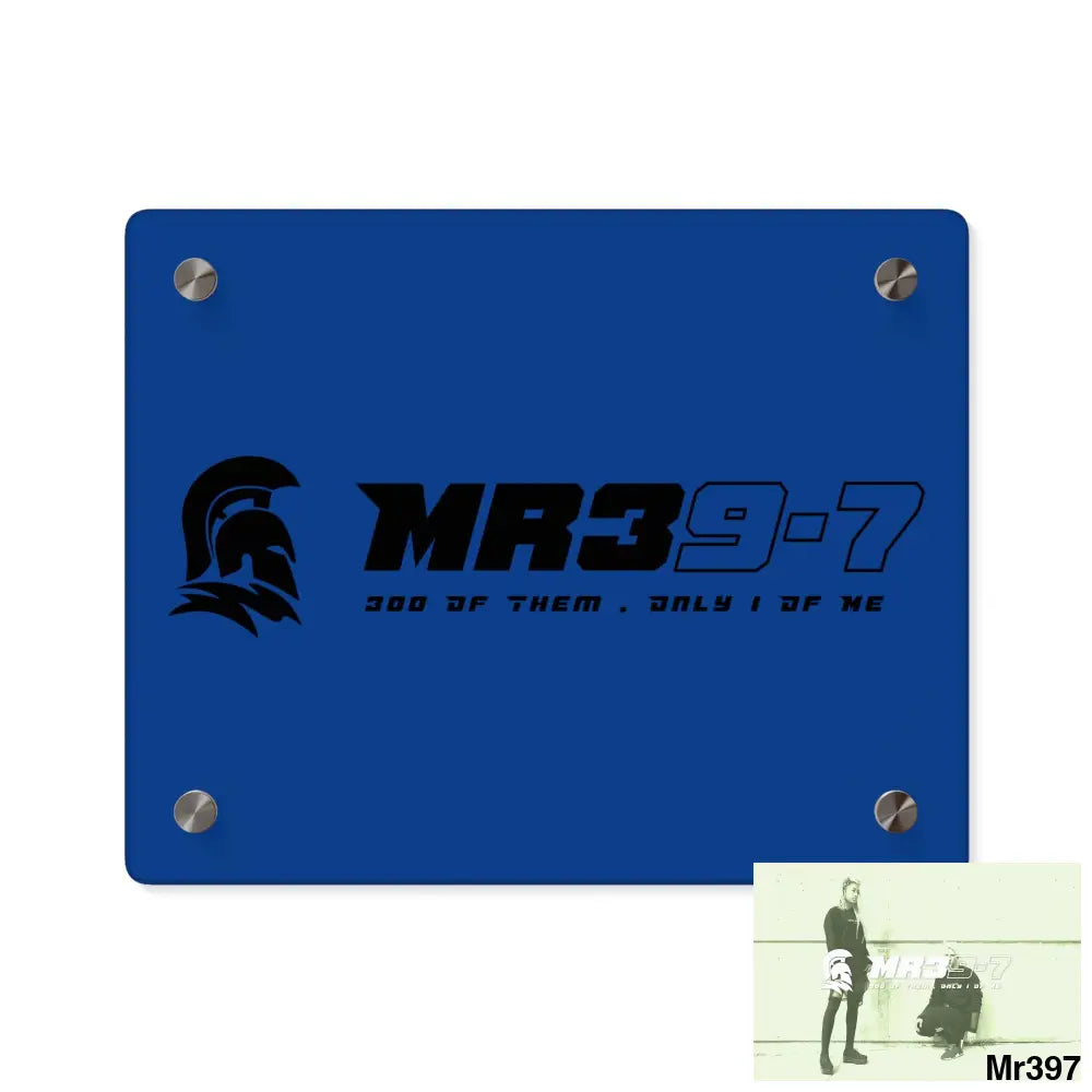 MR39 -Sparta Acrylic Wall Art Panels 10″ x 8″ (Horizontal) / 0.25’’ Home Decor