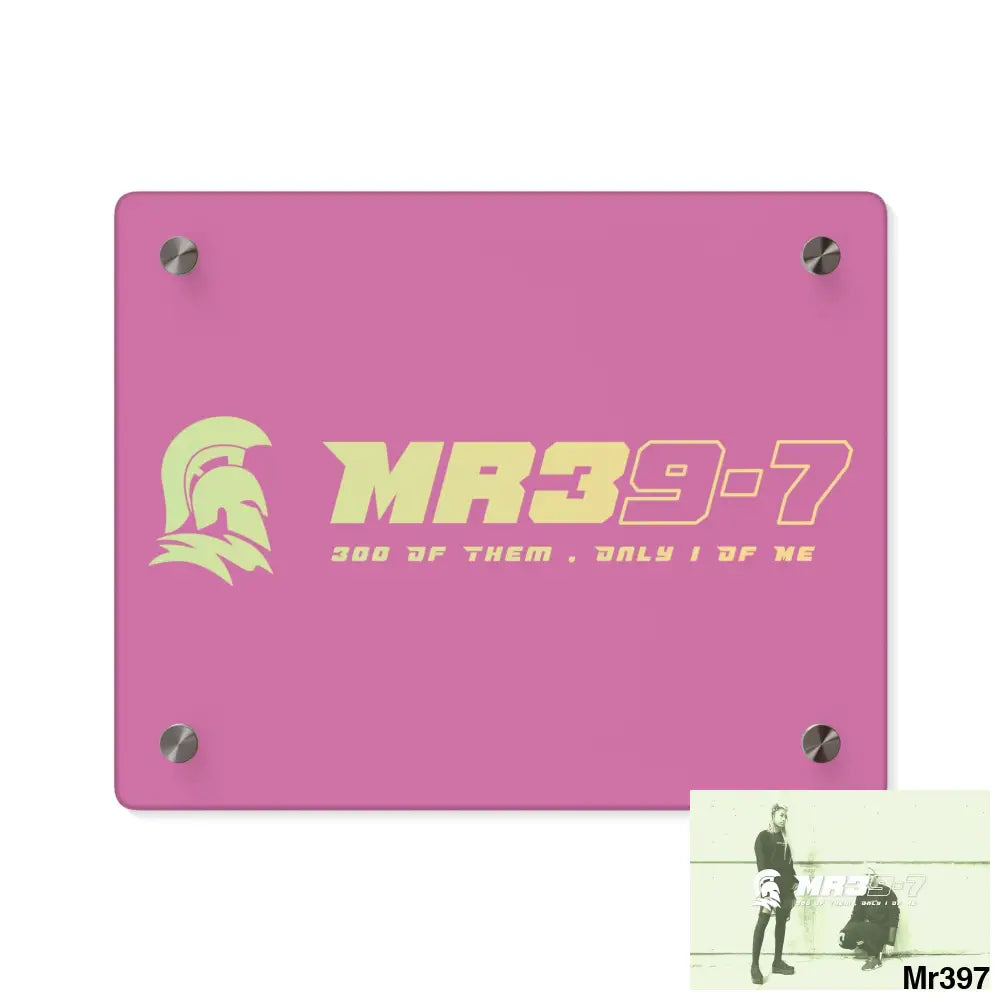 MR39 Sparta Sparta Acrylic Wall Art Panels 10″ x 8″ (Horizontal) / 0.25’’ Home Decor