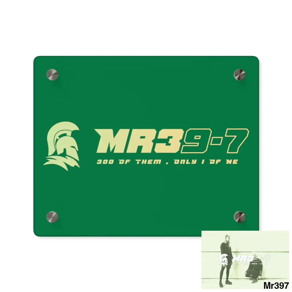 MR39 Sparta Sparta Acrylic Wall Art Panels 10″ x 8″ (Horizontal) / 0.25’’ Home Decor