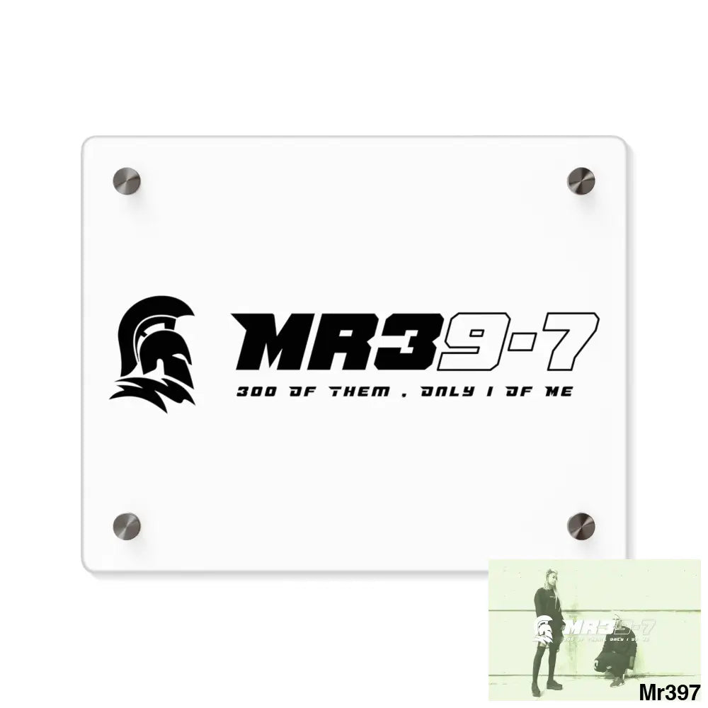 MR39 -Sparta Acrylic Wall Art Panels 10″ x 8″ (Horizontal) / 0.25’’ Home Decor