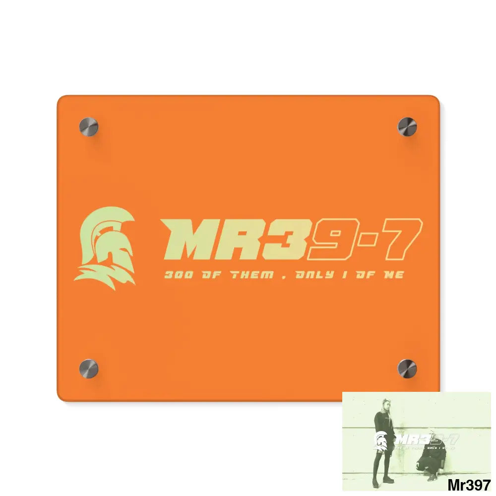 MR39 Sparta Sparta Acrylic Wall Art Panels 10″ x 8″ (Horizontal) / 0.25’’ Home Decor