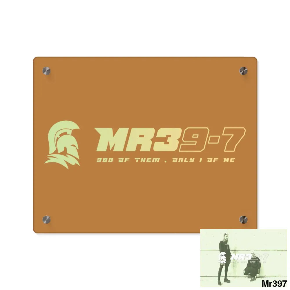 MR39 Sparta Sparta Acrylic Wall Art Panels 14″ x 11″ (Horizontal) / 0.25’’ Home Decor