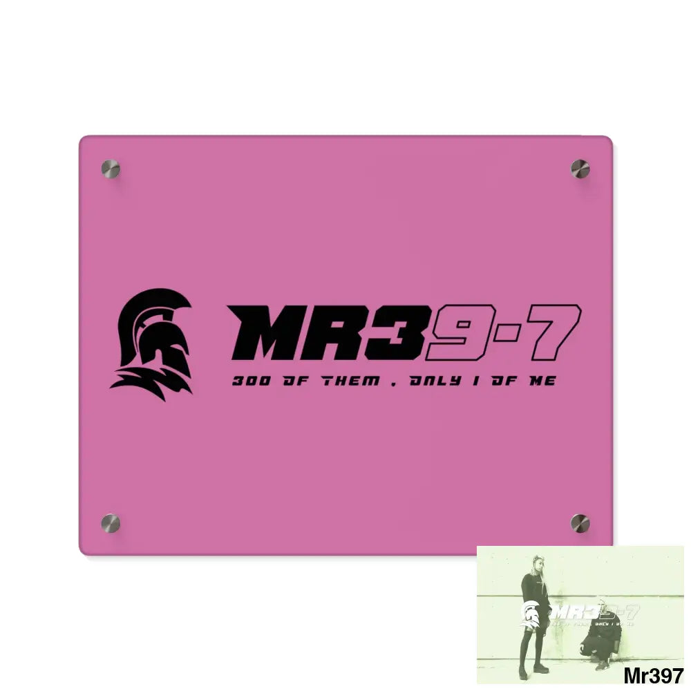 MR39 -Sparta Acrylic Wall Art Panels 14″ x 11″ (Horizontal) / 0.25’’ Home Decor