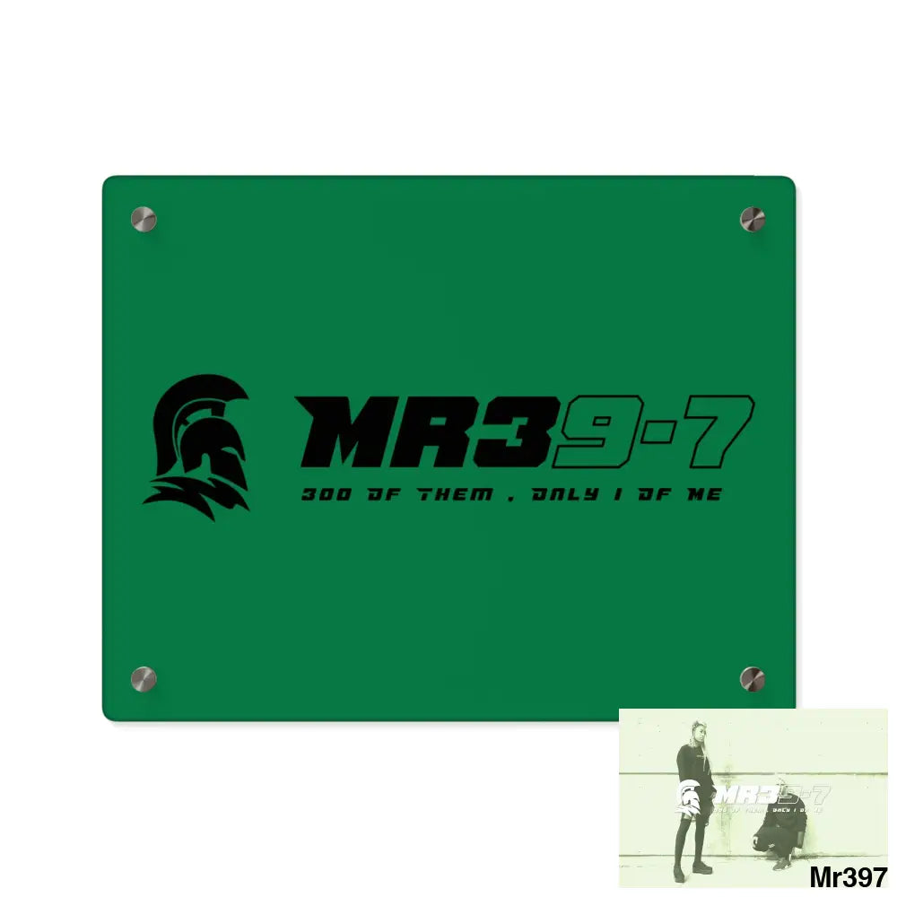 MR39 -Sparta Acrylic Wall Art Panels 14″ x 11″ (Horizontal) / 0.25’’ Home Decor