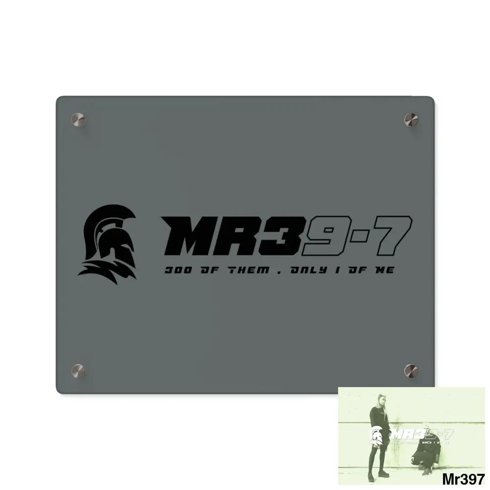 MR39 -Sparta Acrylic Wall Art Panels 14″ x 11″ (Horizontal) / 0.25’’ Home Decor