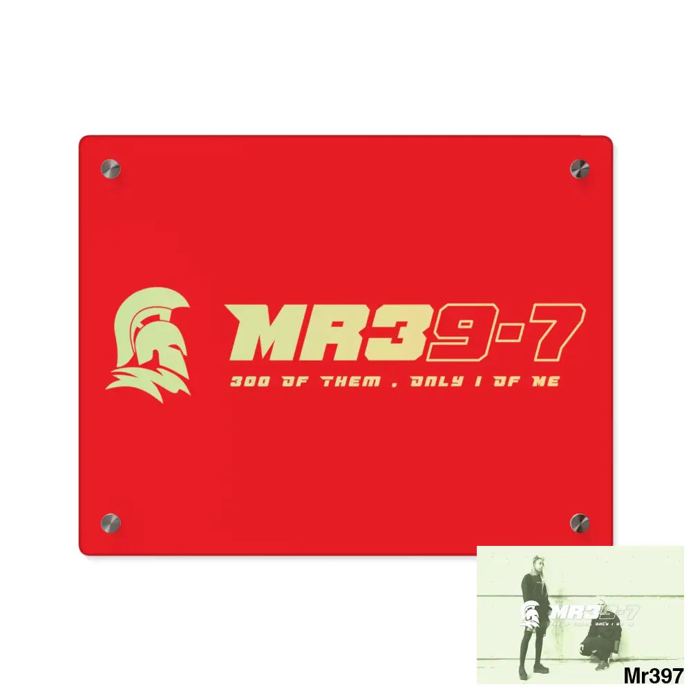 MR39 Sparta Sparta Acrylic Wall Art Panels 14″ x 11″ (Horizontal) / 0.25’’ Home Decor