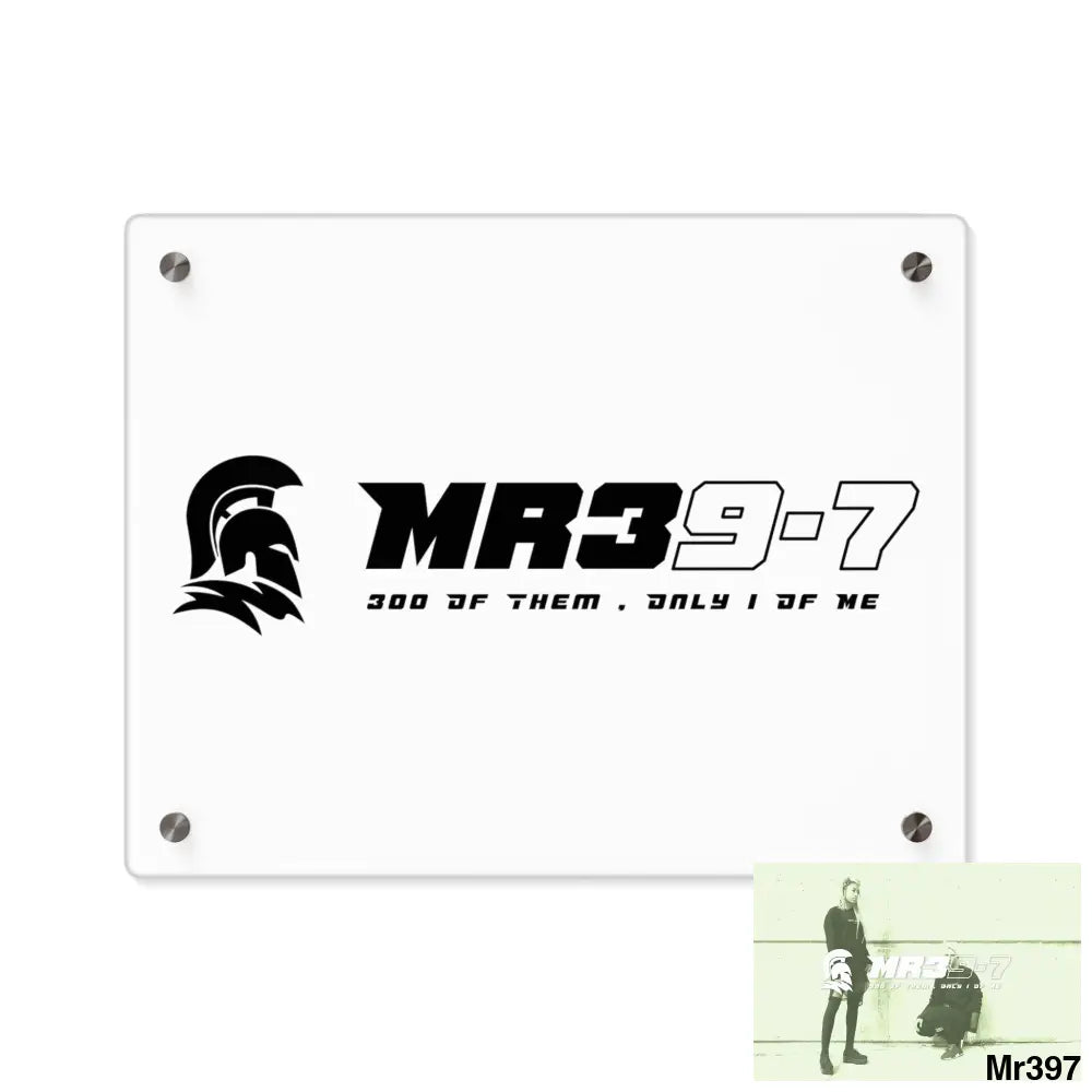 MR39 -Sparta Acrylic Wall Art Panels 14″ x 11″ (Horizontal) / 0.25’’ Home Decor