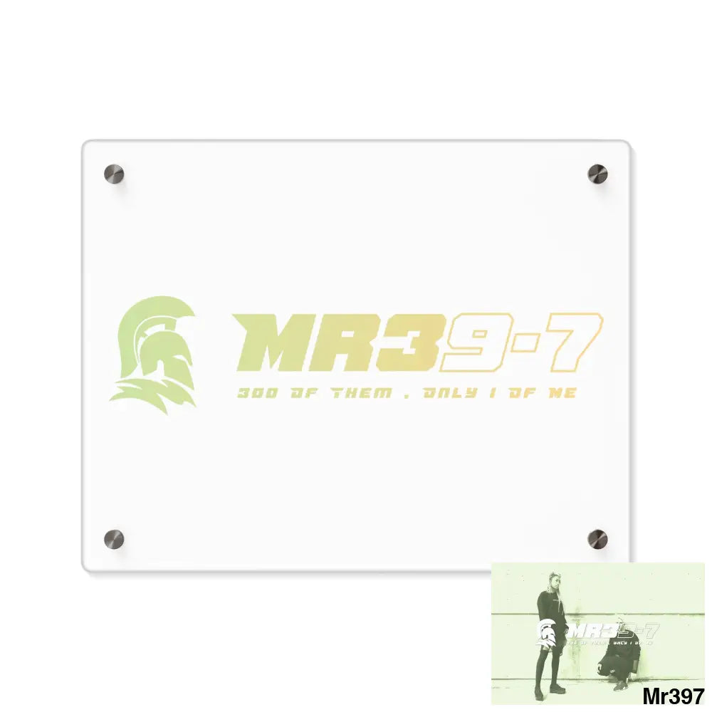 MR39 Sparta Sparta Acrylic Wall Art Panels 14″ x 11″ (Horizontal) / 0.25’’ Home Decor