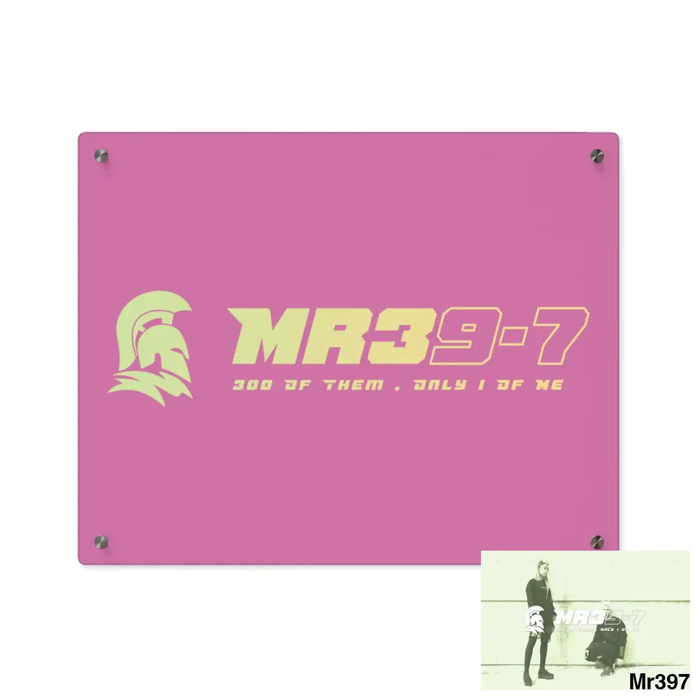 MR39 Sparta Sparta Acrylic Wall Art Panels 20″ x 16″ (Horizontal) / 0.25’’ Home Decor