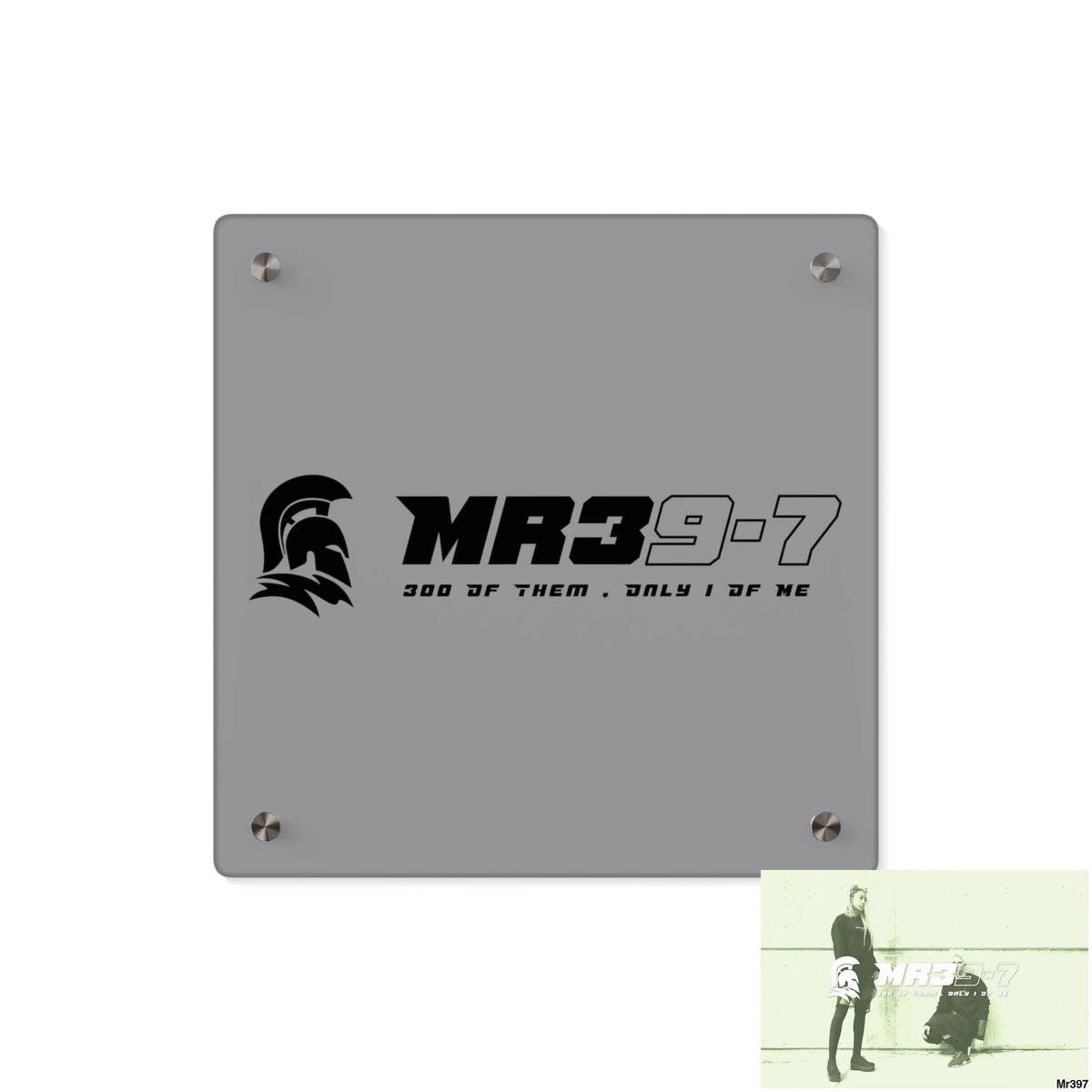 MR39 -Sparta Acrylic Wall Art Panels 11’’ x 11’’ (Square) / 0.25’’ Home Decor
