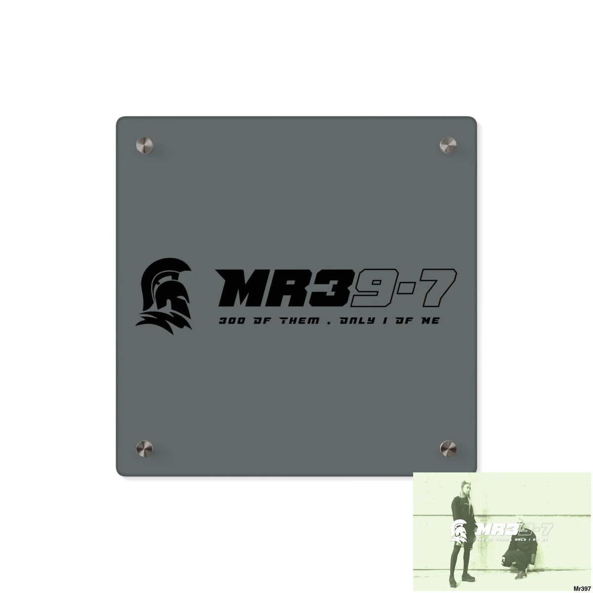 MR39 -Sparta Acrylic Wall Art Panels 11’’ x 11’’ (Square) / 0.25’’ Home Decor