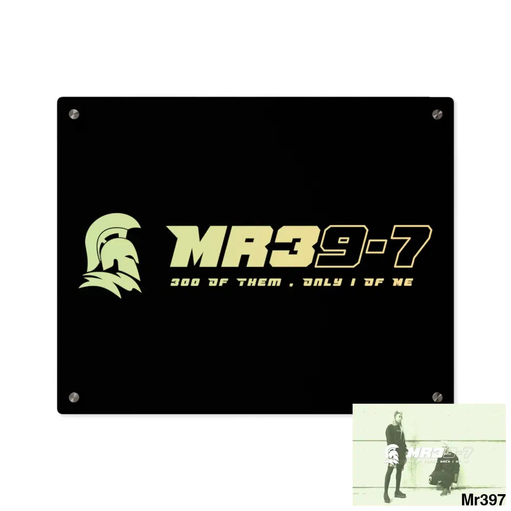 MR39 Sparta Sparta Acrylic Wall Art Panels 20″ x 16″ (Horizontal) / 0.25’’ Home Decor