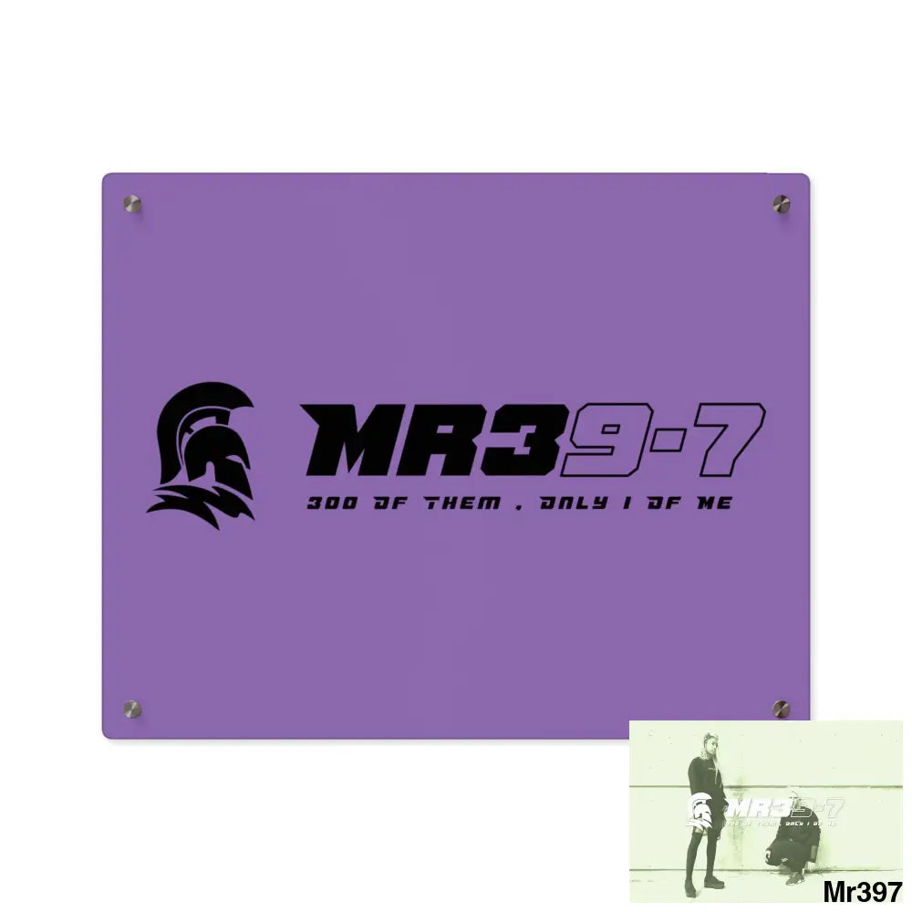 MR39 -Sparta Acrylic Wall Art Panels 20″ x 16″ (Horizontal) / 0.25’’ Home Decor