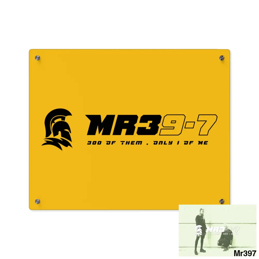 MR39 -Sparta Acrylic Wall Art Panels 20″ x 16″ (Horizontal) / 0.25’’ Home Decor