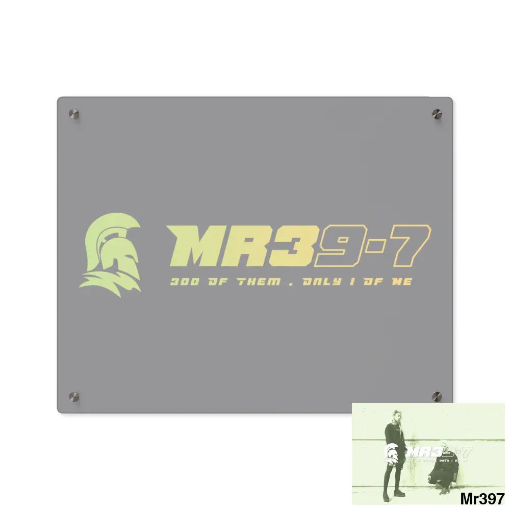 MR39 Sparta Sparta Acrylic Wall Art Panels 20″ x 16″ (Horizontal) / 0.25’’ Home Decor