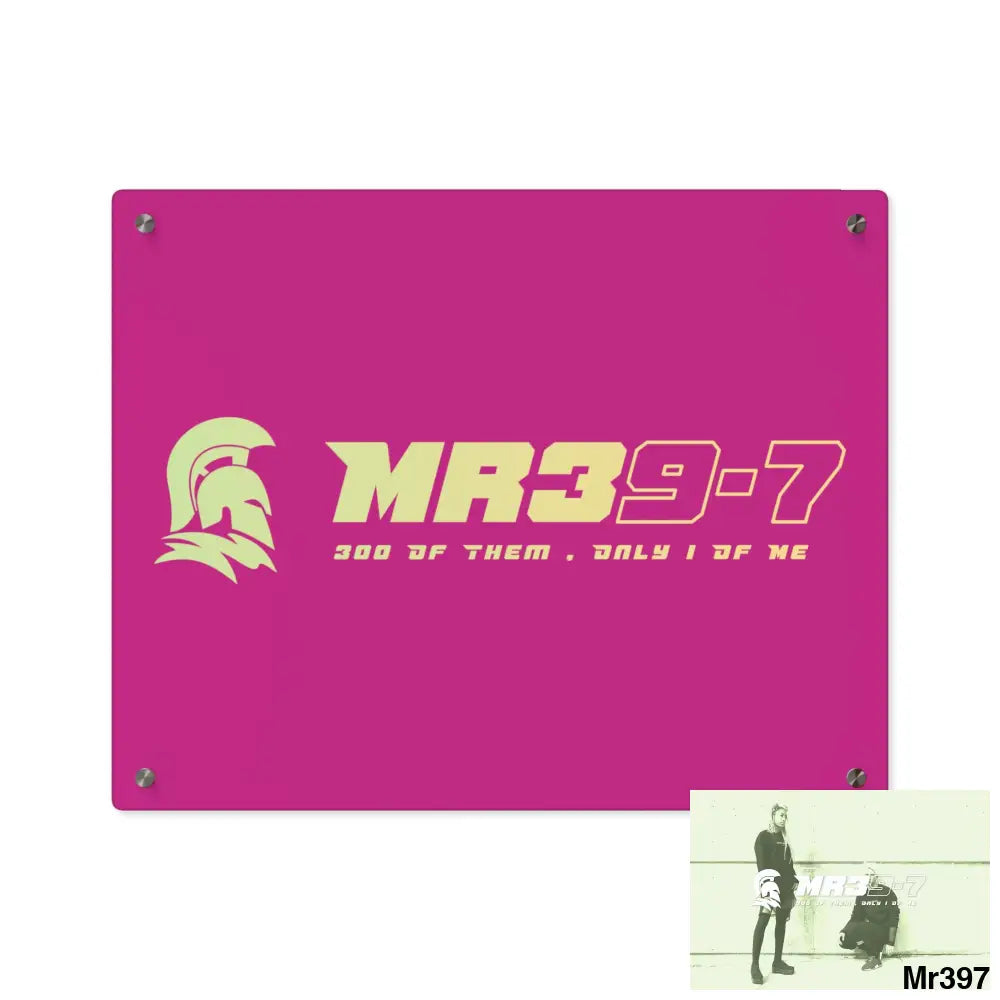 MR39 Sparta Sparta Acrylic Wall Art Panels 20″ x 16″ (Horizontal) / 0.25’’ Home Decor