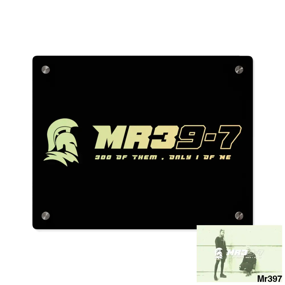 MR39 Sparta Sparta Acrylic Wall Art Panels 14″ x 11″ (Horizontal) / 0.25’’ Home Decor